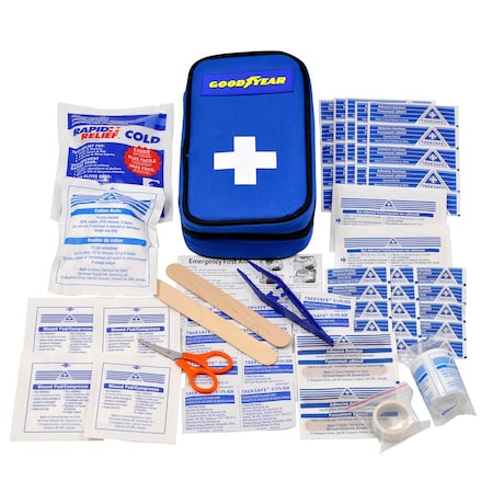 Das Goodyear Glovebox 77Pc First Aid Kit GY3001